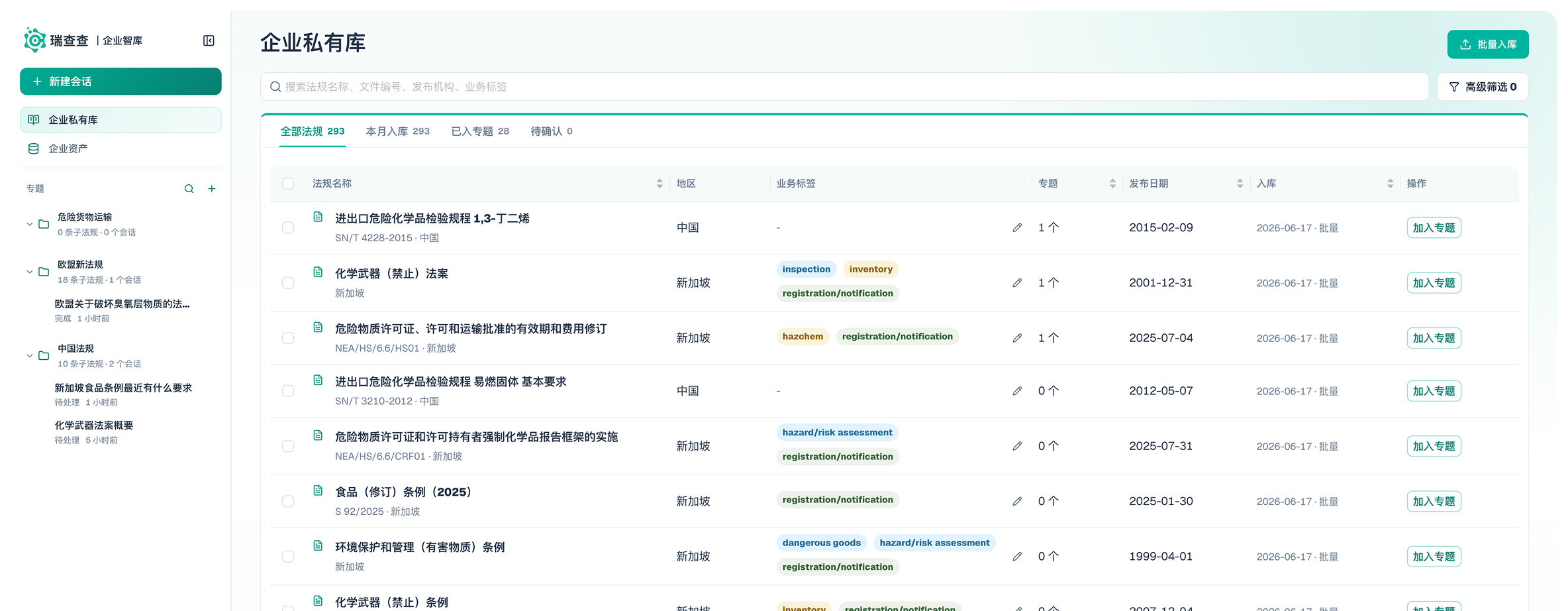 企业专属智库